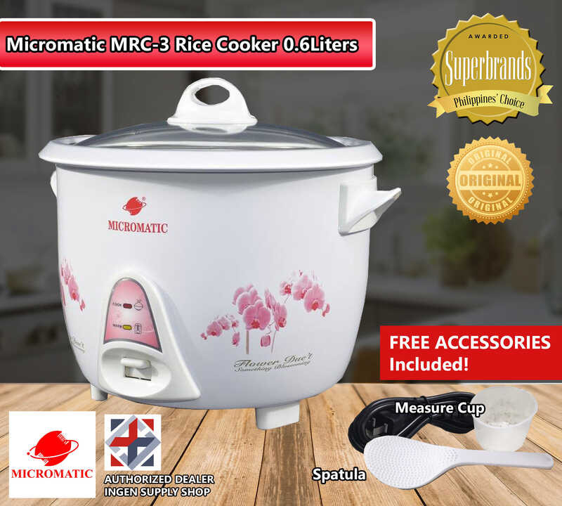 Micromatic Rice Cooker 0.6L MRC-3/MRC-350 3 Cups Of Rice | Shopee ...