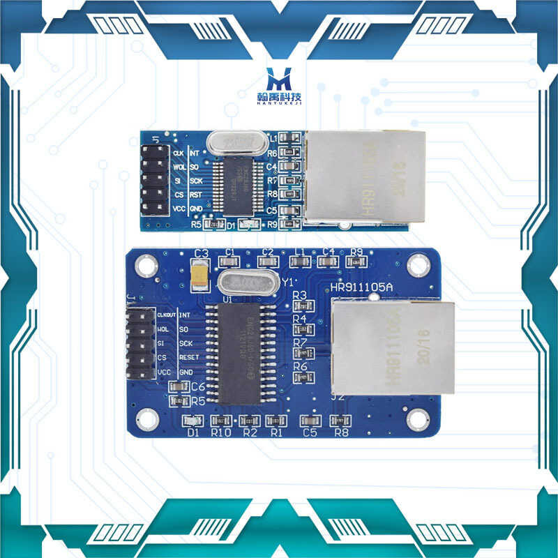 ENC28J60 Ethernet LAN Network Module SPI Interface for 51 AVR ARM PIC ...