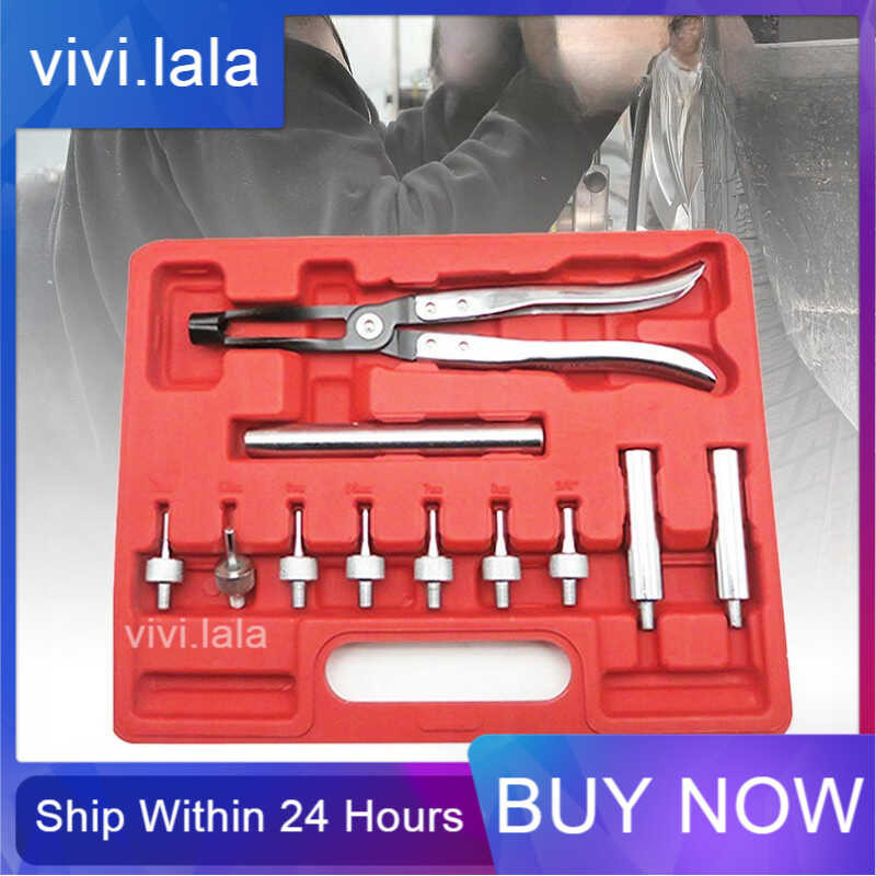 11Pcs Auto Valve Oil Seal Removal Tools Set Valve Extraction Pliers
