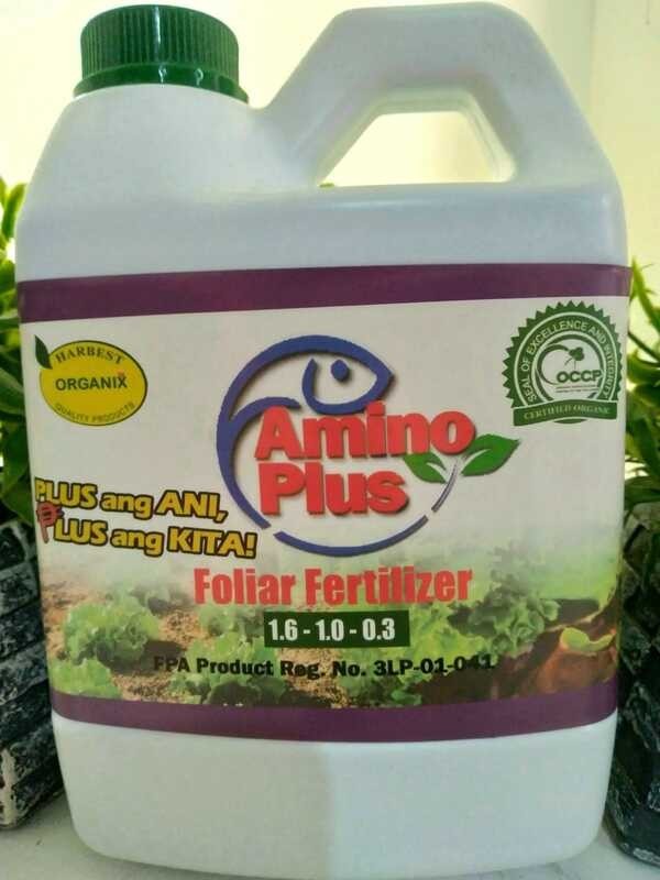 Amino Plus Foliar Fertilizer 1.6-1.0-0.3 (1liter) | Shopee Philippines