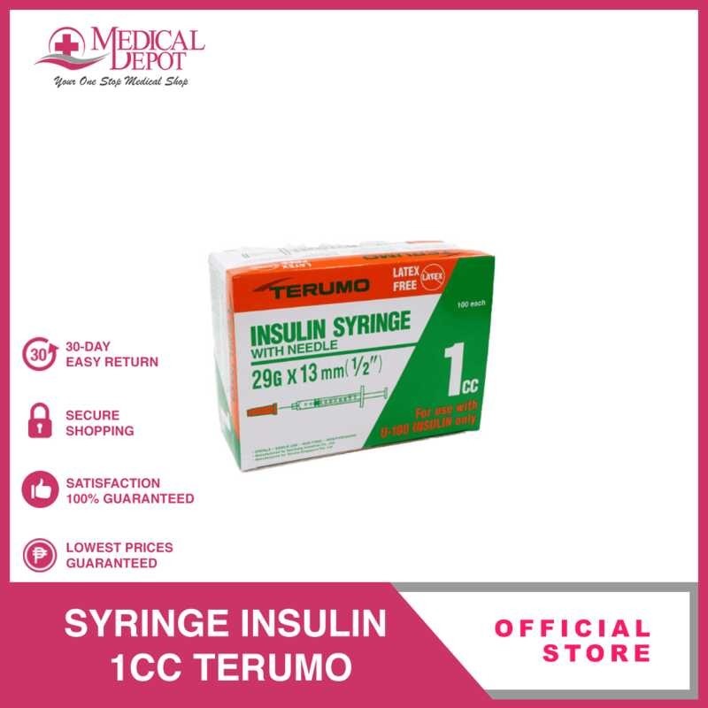 Insulin Syringe 1cc Terumo Brand Shopee Philippines 