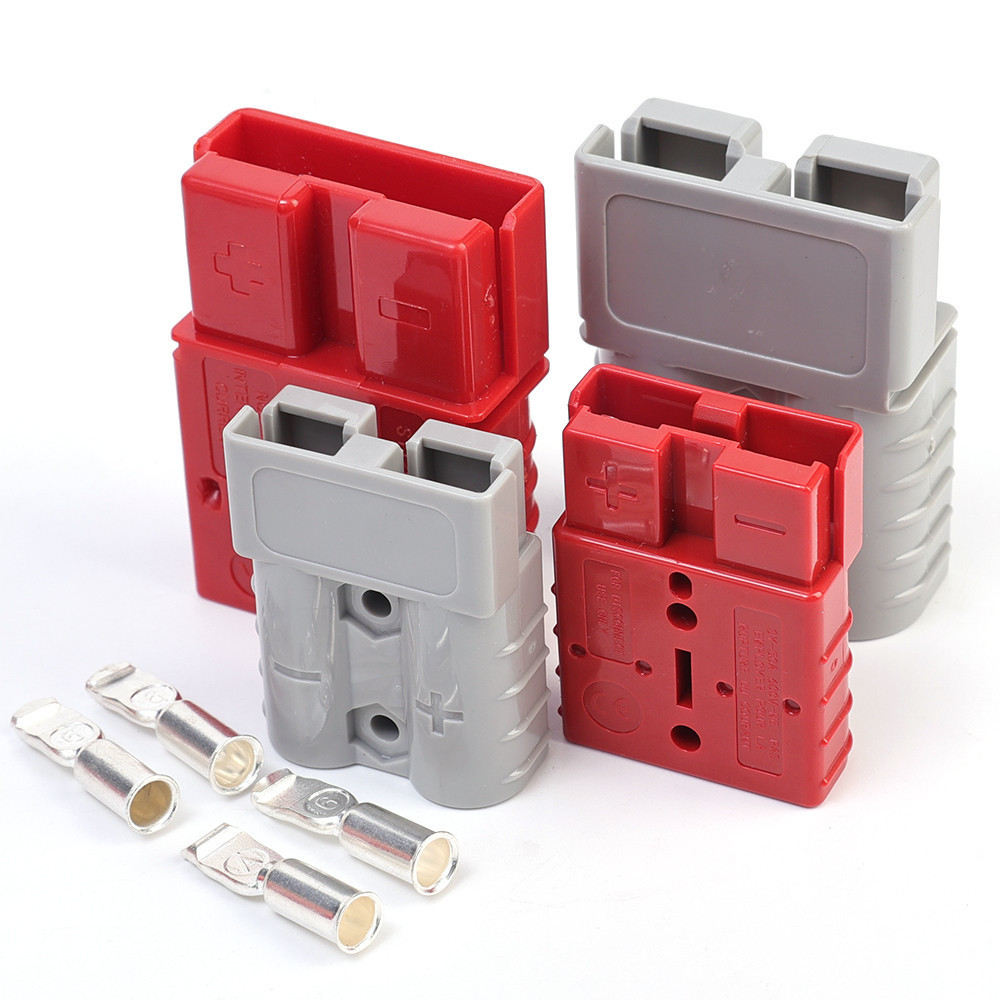 50A/120A Power Connectors Plug Cable Terminal 600V Grey Red Quick ...