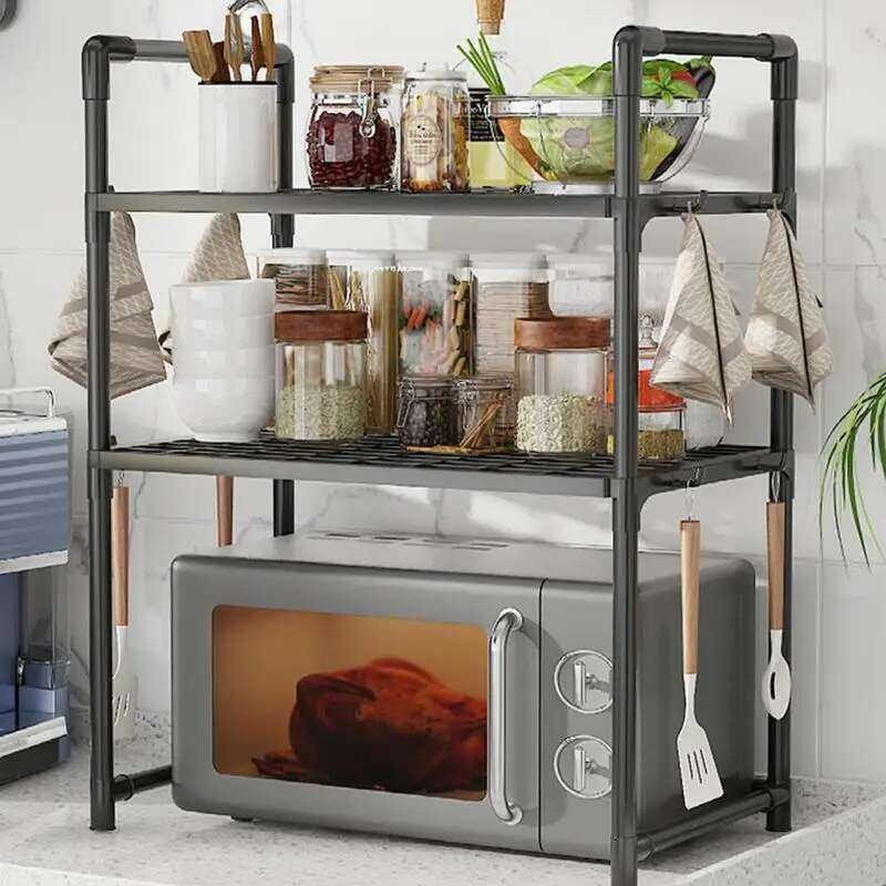 Microwave 6 Oven Rack Counter Adjustable Heavy Duty Kitchen Microwave ...