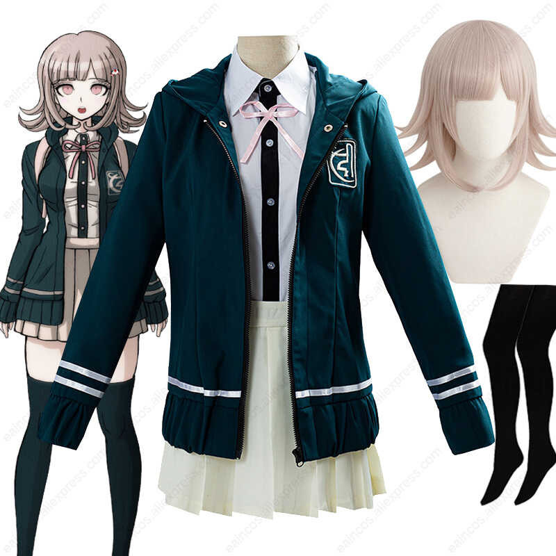 Anime Nanami Chiaki Cosplay Costume Girls JK Uniform Women Sailor Suit ...