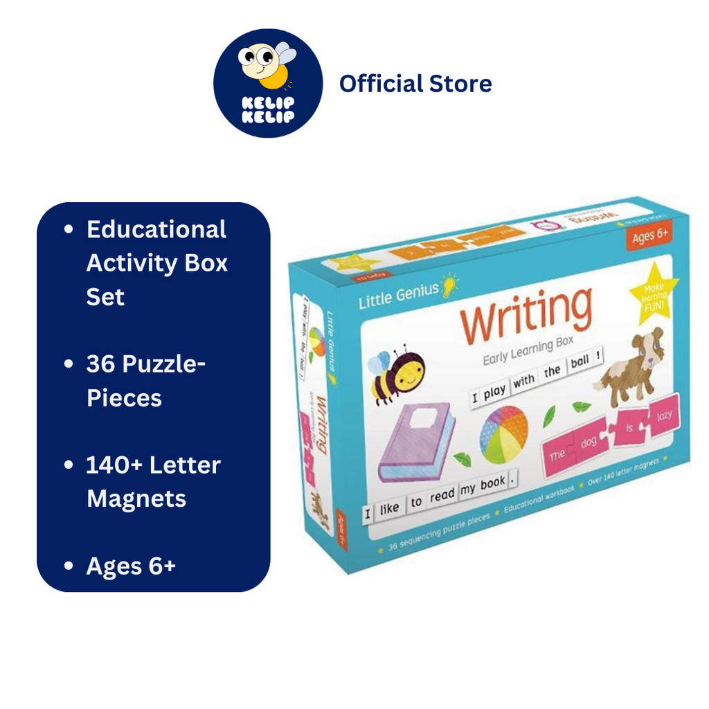 Little Genius Early Learning Box Writing For Kids With Puzzle Magnets ...