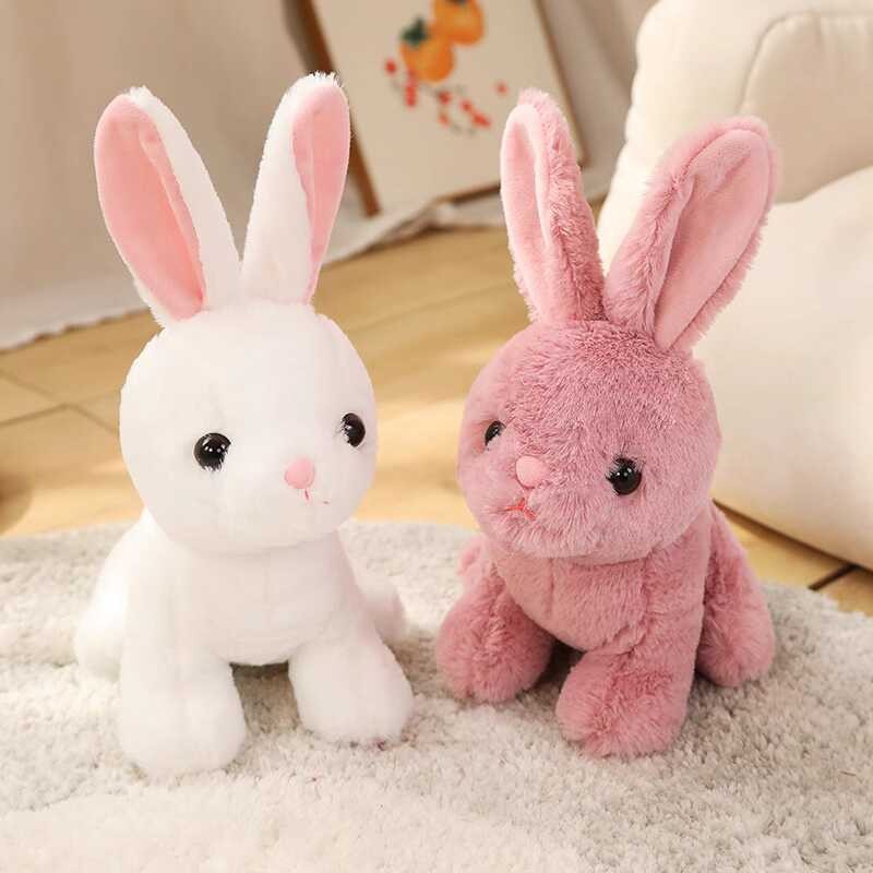 on Plush Toy Rabbit, Little White Rabbit, Healing Series Doll, Children ...