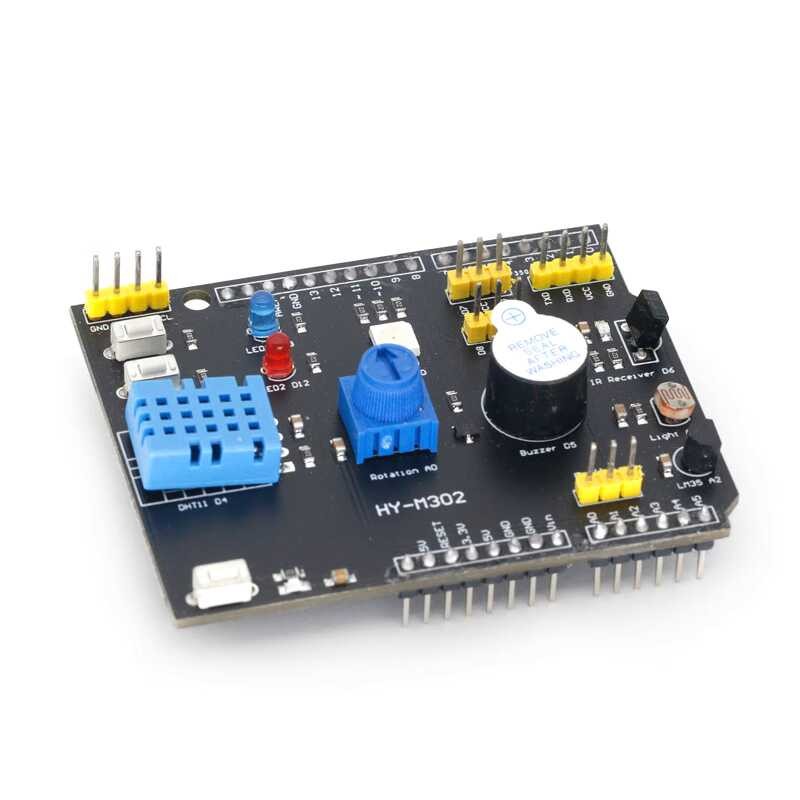 9-in-1 multifunctional expansion board DHT11 temperature and humidity ...