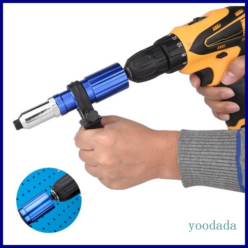 Yoo Aluminum Alloy Electric Rivet Conversion Head Set with High ...
