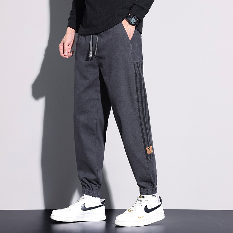 Brand Men Baggy Trousers Haruku Sports Pants 2024 New Spring Casual ...