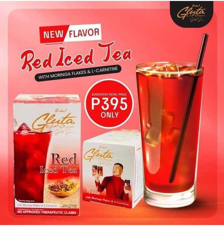 T02 Gluta Lipo Red Iced Tea (Whitening and Slimming Drink Gold Series