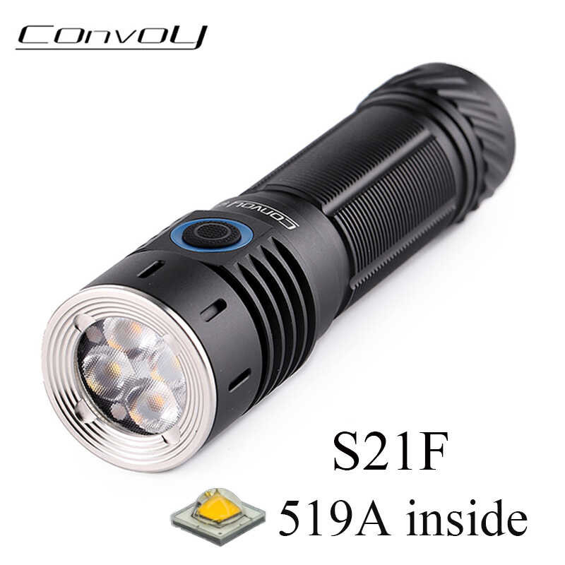 Convoy S21f Flashlight 519A Led Linterna Na May 60 Degree TIR Lens ...