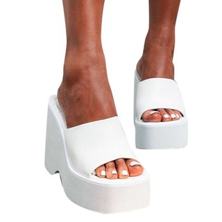 Footwear Wedges Heel Summer 2023 Roman Style Sandals for Woman Super-high  Women's Shoes Wedge with Platform Waterproof Zip Black - AliExpress