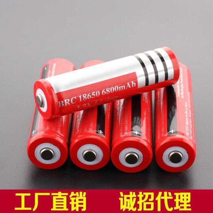 18650 High Capacity Lithium Battery 3.7V 6800mAh Rechargeable Battery ...