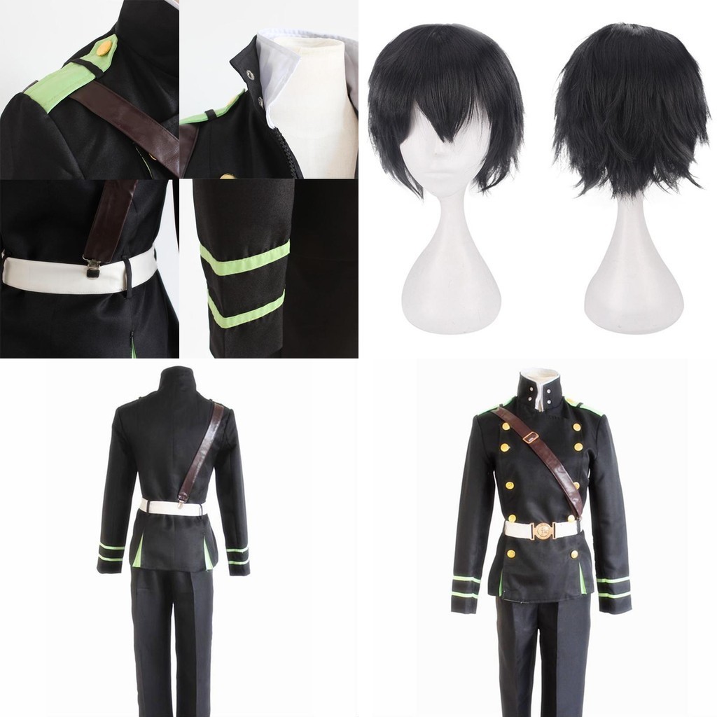 Anime Seraph Of The End Yūichirō Yuichiro Hyakuya Army Cosplay Uniform ...