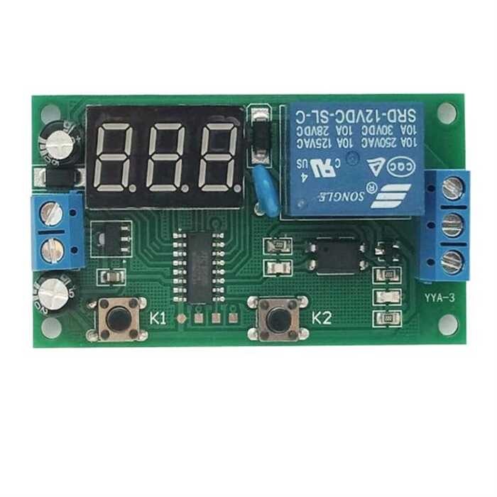 Loop relay module delay switch timer screen flashing controller ...