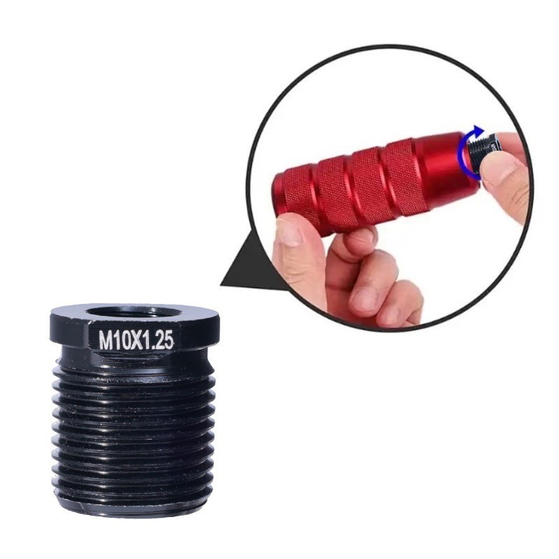 Universal Shift Knob Converter - Aluminum Alloy Shift Knob Adapter ...