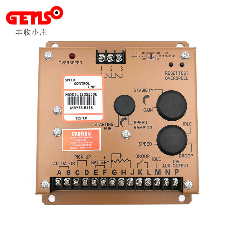 Cummins ESD5550E diesel generator set low-speed protection function ...