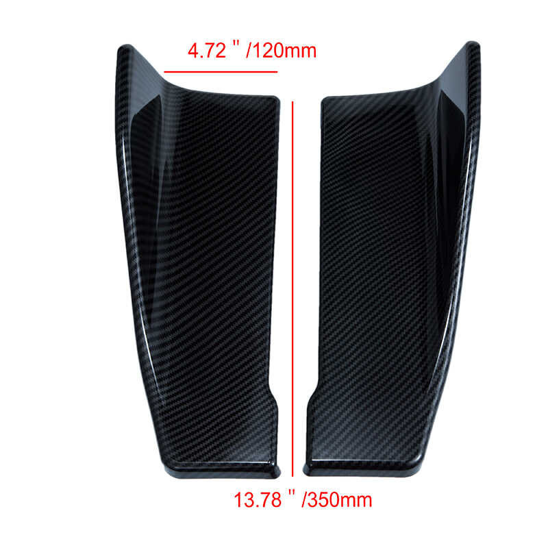 ♥ Universal Car Spoiler Lateral Front Bumper Rear Side Skirt Lip Rocker ...