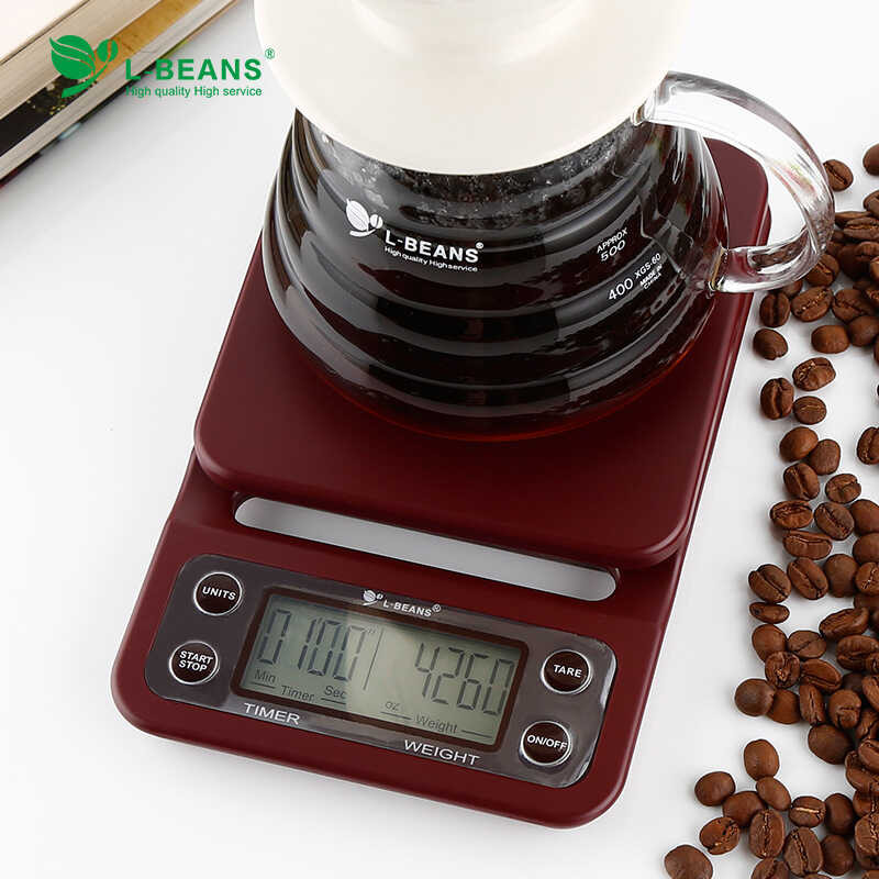Hand brewed coffee electronic scale, bar counter measuring scale with ...