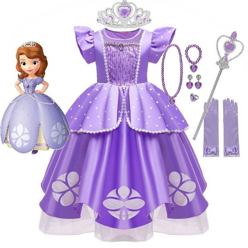 Princess Sofia Costume Cartoon Sofia The First Kids Dress Girl Birthday   Sg 11134202 7rcdm Ls3z8lnvrc874e