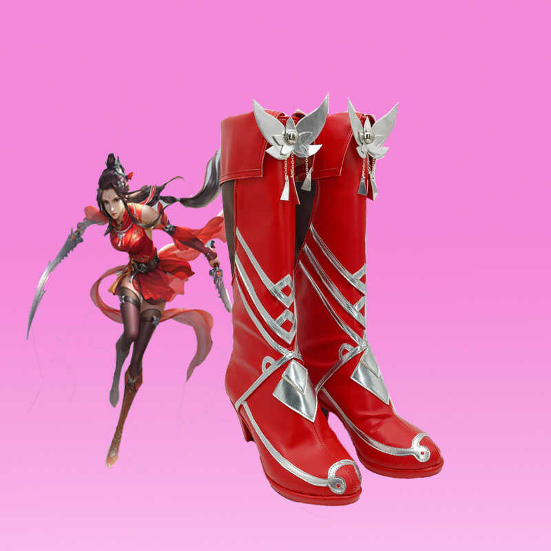 Qiannv Ghost Mobile Game Female Knife Master cosplay shoes Anime game ...