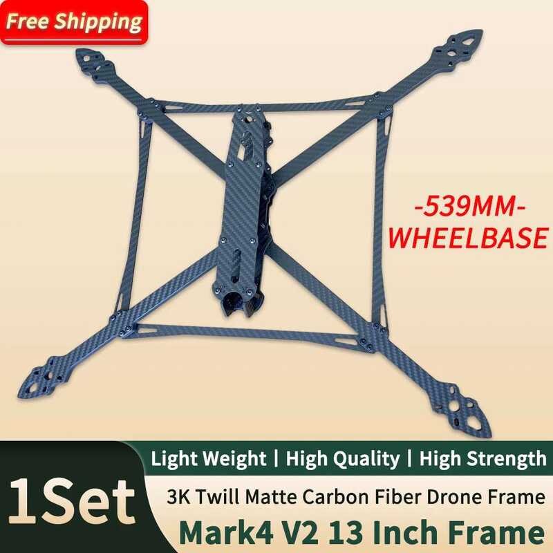 1Set Mark4 V2 13 Inch Version Carbon Fiber Rc Racing Fpv Crossing Drone ...