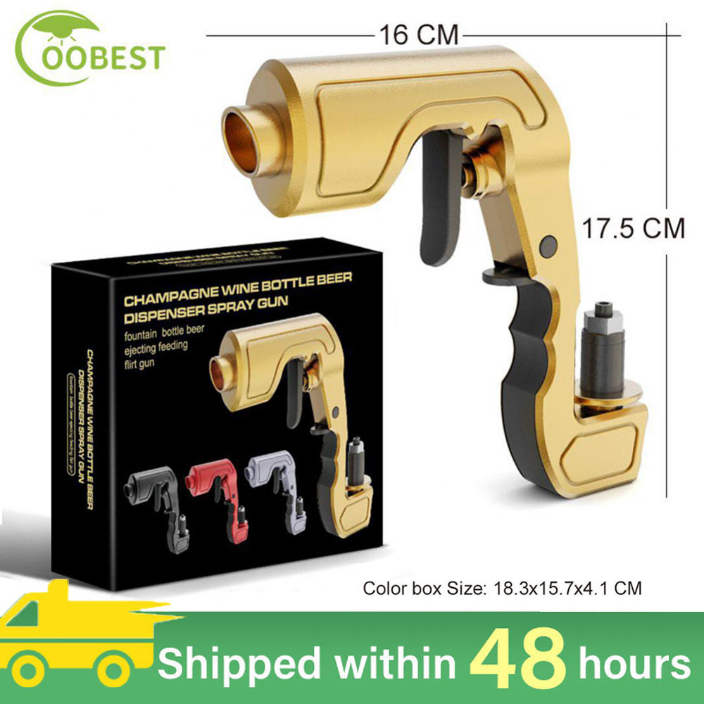 16 Champagne Dispenser Beer Spray Gun Bottle Cap Ejector Feeding Wine ...