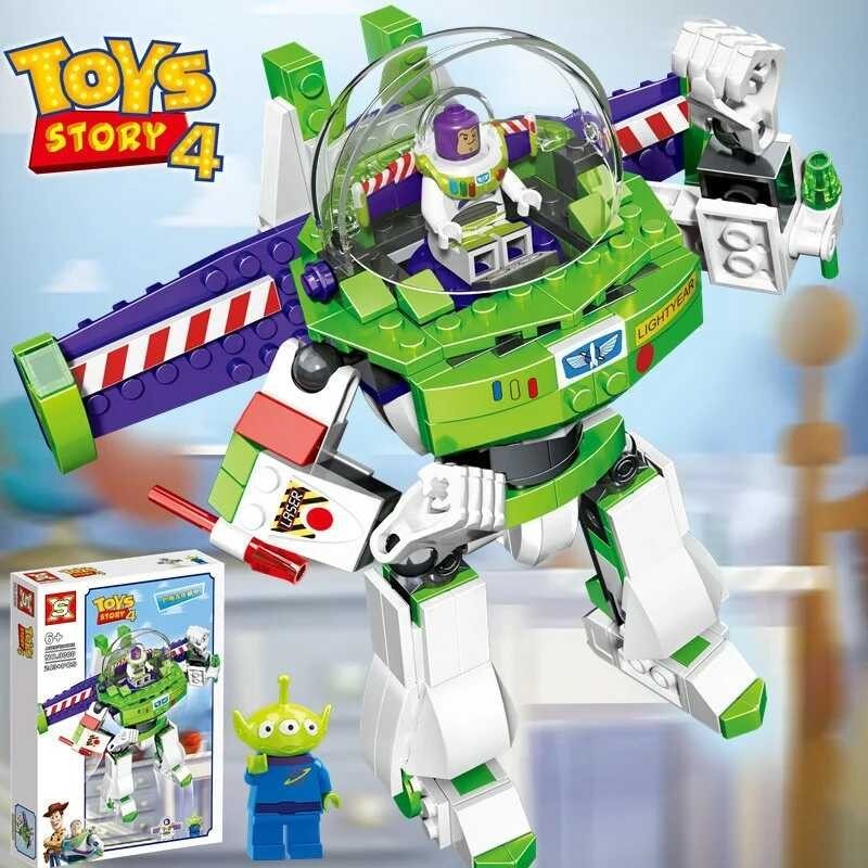 Pixar Toys Story Buzz Lightyear Moc Mecha Anime Action Figure Model Toy ...