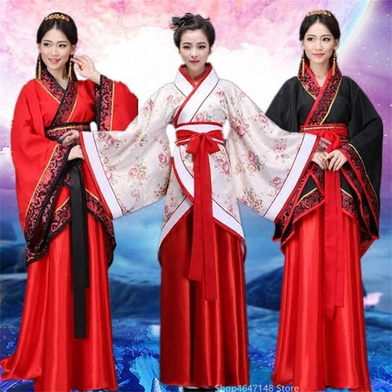 LY Chinese Traditional Dress Women Hanfu Cosplay Costume Haok Tang ...