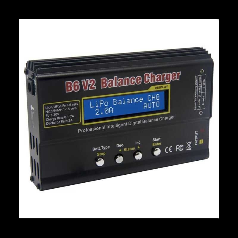 Black IMAX B6V2 Balance Charger Aircraft Model Lithium Battery Car ...