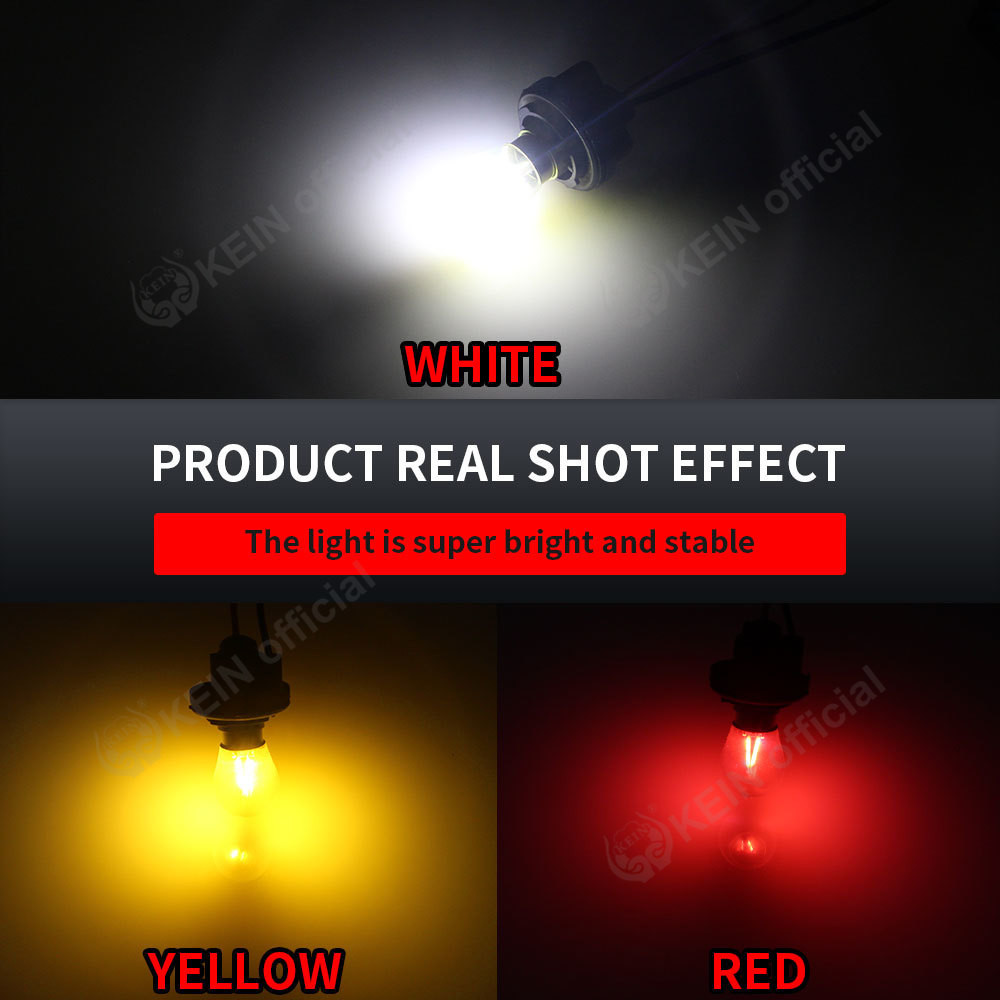 KEIN 2PCS 1156 1157 Led Brake Light BAY15D BA15S Tail Light Park Light