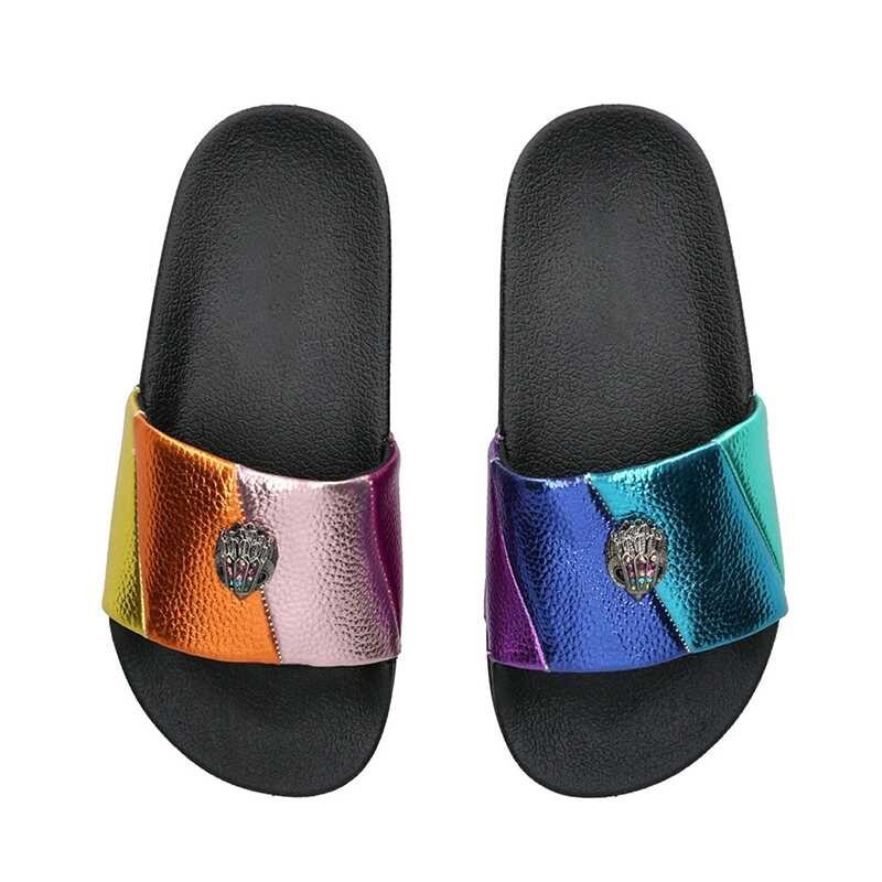 Kurt Geiger Women Slippers New 2024 Eagle Head Diamond Sandals Design Sense Colorful Fashion P Shopee Philippines