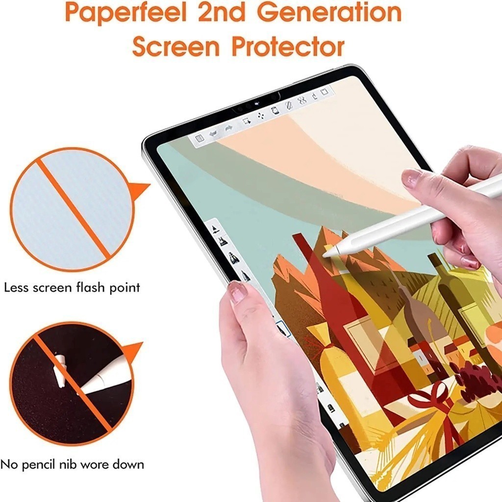Paper-feel Schutzfolie für Lenovo Idea Tab Pro 12.7, Matt