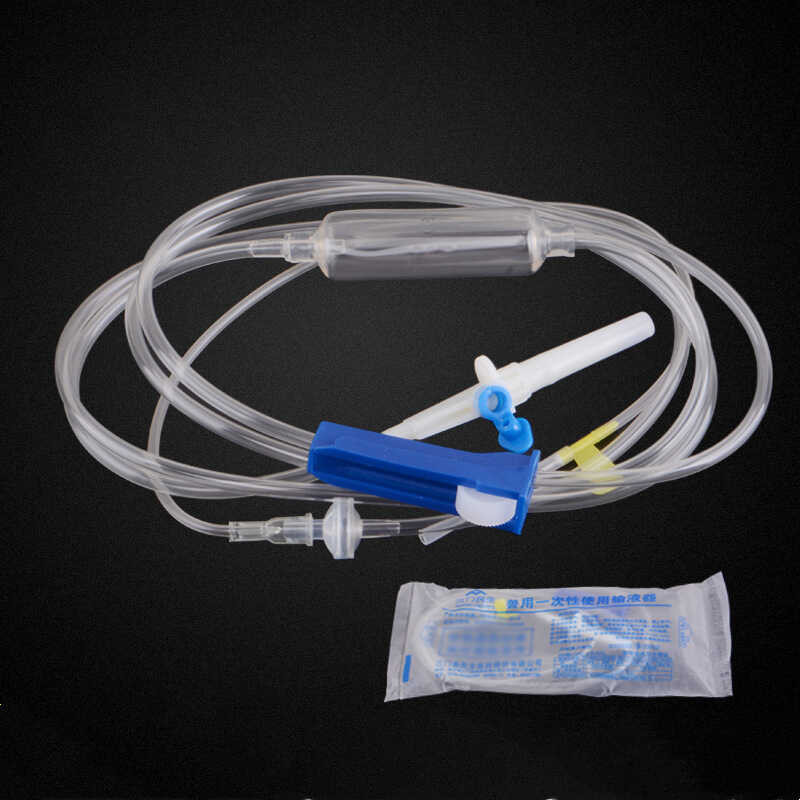Sterile 10Pcs Disposable Luer Lock Infusion Set With Needle Disposable ...