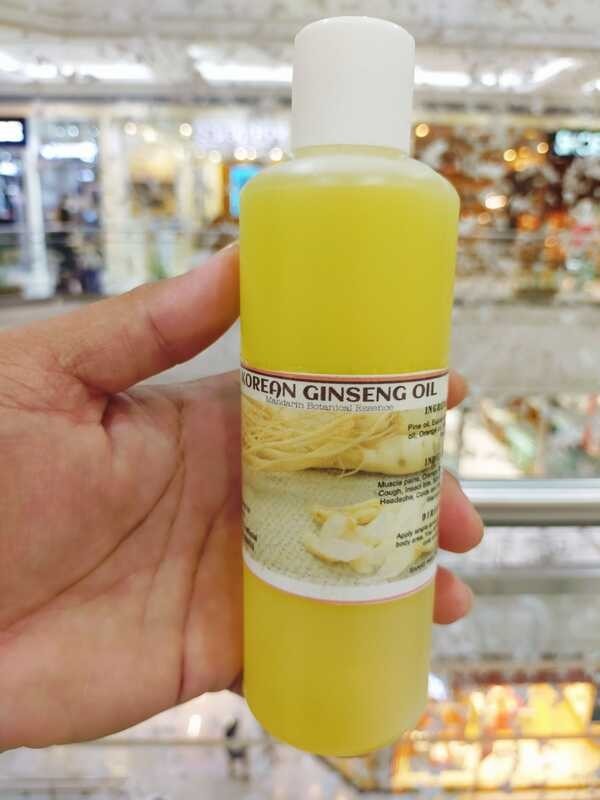 KOREAN GINSENG OIL 300ML WARTS REMOVAL VARICOSE VEINS PASMA LAMIG SA