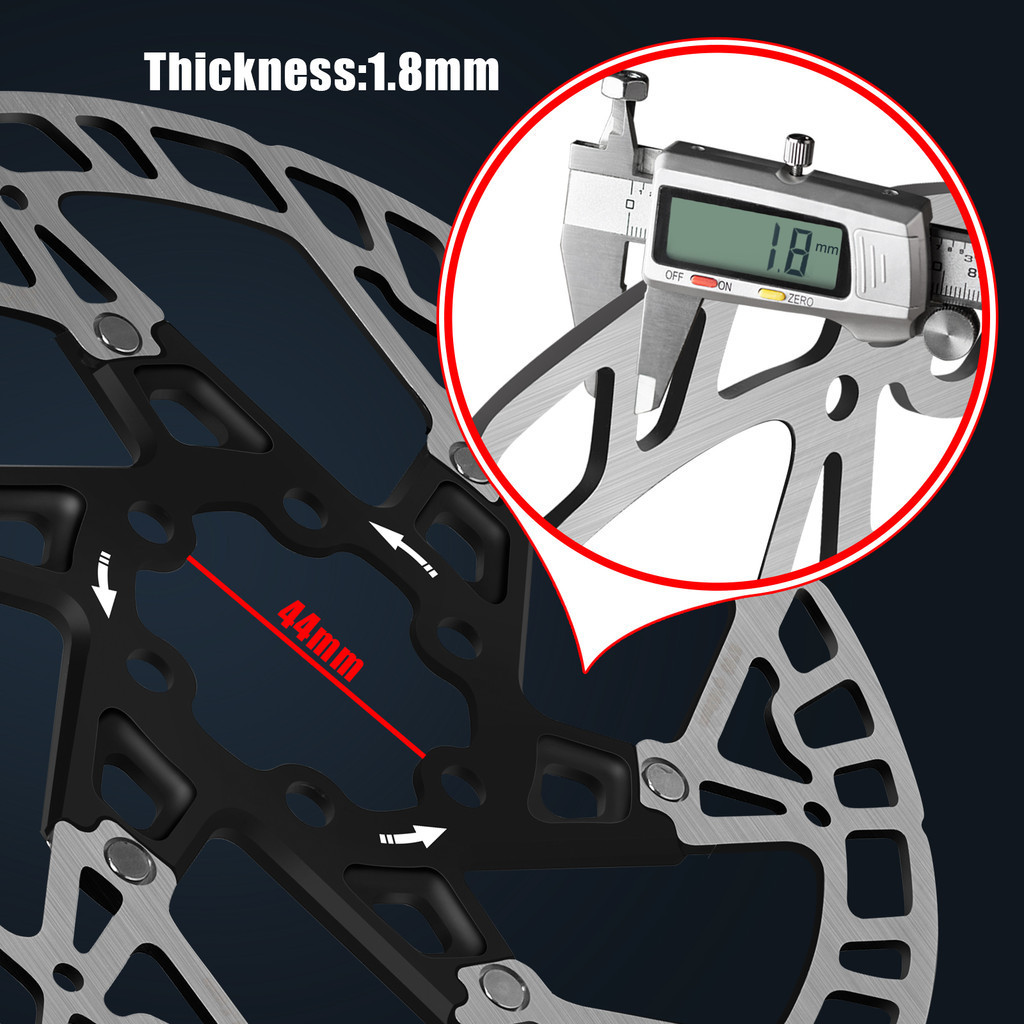 BUCKLOS MTB 160mm Rotors Mountain Bike Brake Disc Rotor RB Floating ...