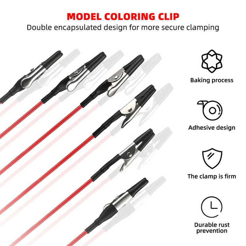 DSPIAE DIY Mpc-20 Painting Clips Model Alligator Clip Sticks Set ...