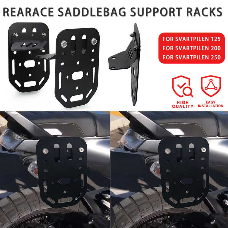 Side Panniers Rack Fit para sa Husqvarna Svartpilen 125 200 250 401 ...
