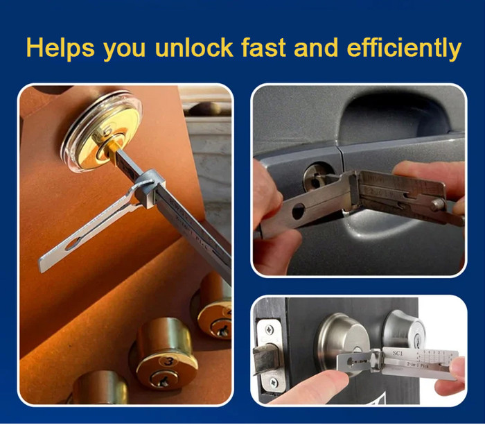 【Solve All Lock Types Effortlessly】Master key anti-theft SS001 ...