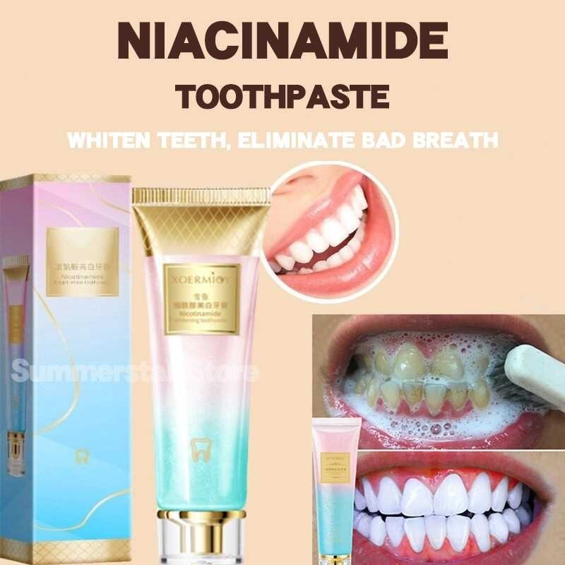 Aquacool Whitening Toothpaste Niacinamide Toothpaste Fresh Teeth Tooth ...