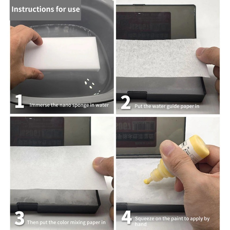 Portable Wet Palette for Acrylic Painting Gundam Model Coloring Wet ...