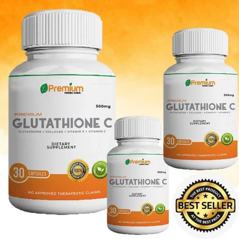 Glutathione C Ascorbic Pimples Capsule Collagen 30 Capsule Vitamin E