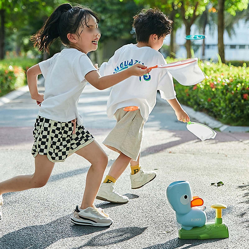 Children's flying disc Air rocket launcher Outdoor fun game Foot ...