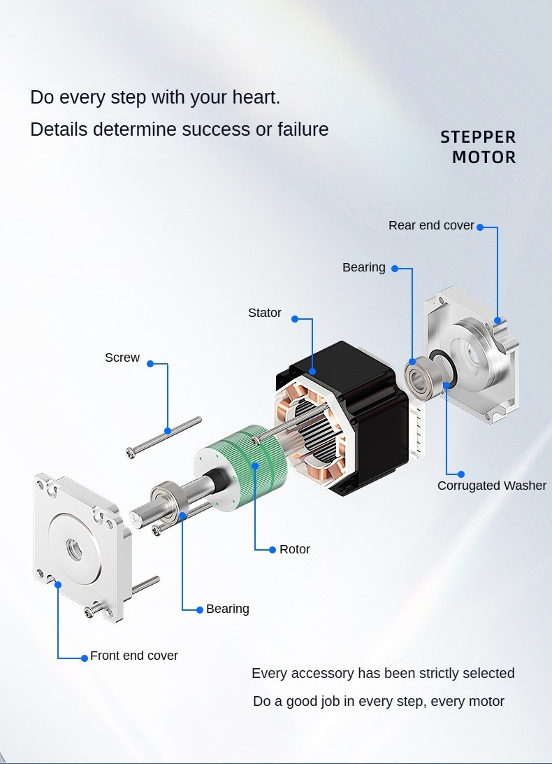 42 Stepper Motor 17HS4401 Mini AC Motor Suitable for 3D Printer High ...