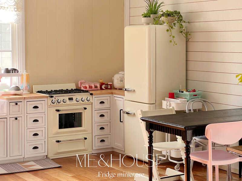 1/6 Doll House Model Kitchen Appliances Refrigerator（ Shells Need To Be ...