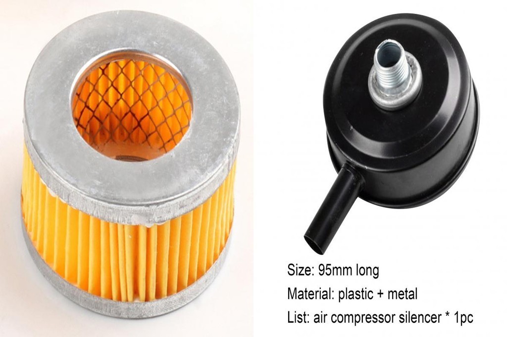 Air Compressor Muffler Threaded Noise Reduction Multipurpose 20mm Male ...