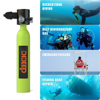 DIDEEP mini lung tank 0.5L/1L diving oxygen bottle snorkeling set oxygen tank  lung tanks