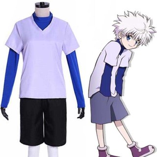 Killua Zoldyck Anime Halloween Cosplay Costume Uniform Suit Full Set ...