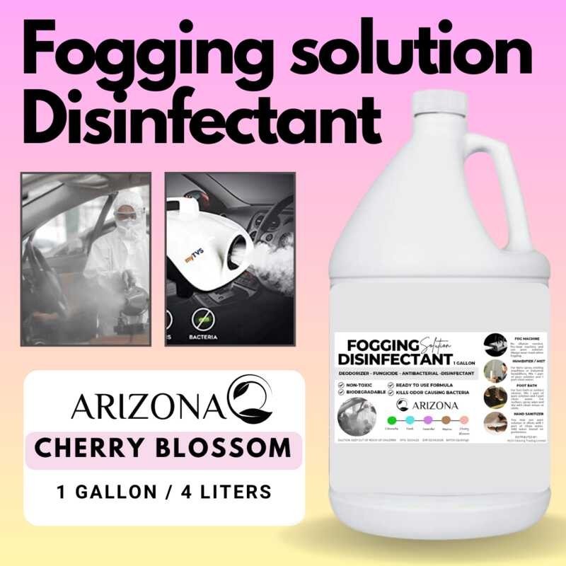 Cherry Blossom Scent DISINFECTANT FOG SOLUTION for Fogging Machines ...