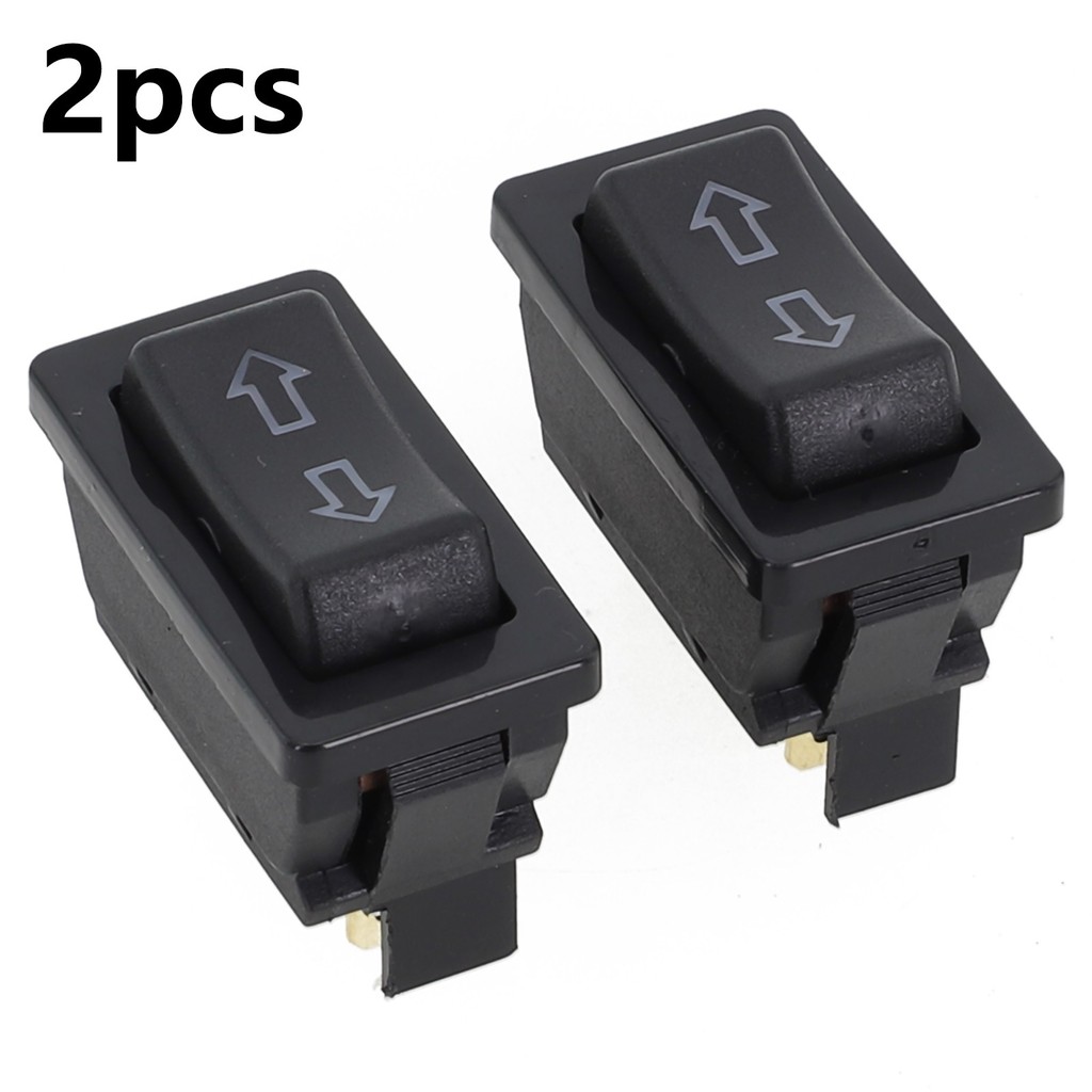 FAST SHIP 2x 12V 2 WAY MOMENTARY ELECTRIC AERIAL UP DOWN ROCKER SWITCH ...